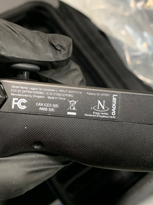 Photo 1 of ** USED/ UNTESTED ** Lenovo Legion Go 8.8" 144Hz WQXGA Handheld Touchscreen Gaming PC AMD Ryzen Z1 Extreme 16GB RAM 512GB SSD Shadow Black, 8APU1