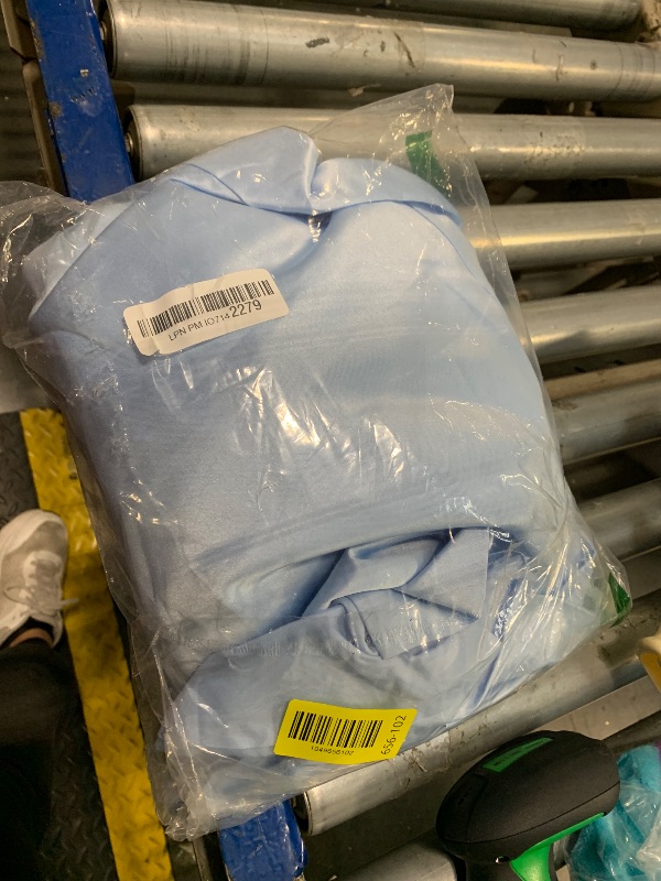 Photo 1 of **SIMULAR TO PHOTO NOT EXACT***PRETTYGARDEN Women's 2025 Summer Wedding Guest Dress Sleeveless Ruffle Formal Cocktail Party Maxi Bodycon Dresses (Light Blue,Medium)