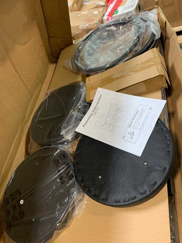 Photo 1 of ** USED/ DAMAGE MINOR/ UNTESTED*** Tatub Bar Table and Chairs Set of 4, 5 Piece Counter Height Dining Table Set, High Top Table and Chairs for Kitchen, Dinning Hall, Living Room