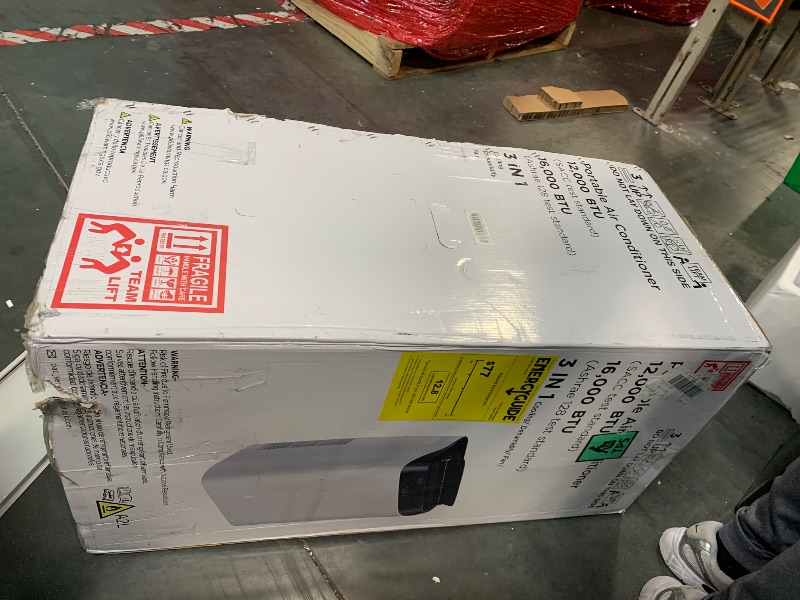 Photo 1 of // USED/ UNTESTED** Humhold Inverter 16000BTU Portable Air Conditioners with Remote, Free Stand Cooling Portable AC Unit for Room up to 800 sq.ft, with Dehumidifier & Fan, Dual Hose, Quiet Sleep Mode(45dB), Windows Kit