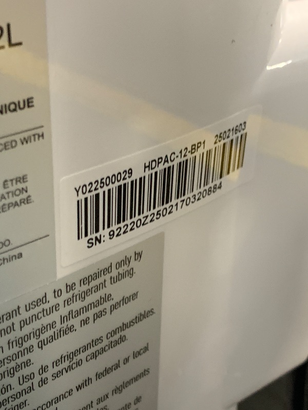 Photo 1 of // USED/ UNTESTED** Humhold Inverter 16000BTU Portable Air Conditioners with Remote, Free Stand Cooling Portable AC Unit for Room up to 800 sq.ft, with Dehumidifier & Fan, Dual Hose, Quiet Sleep Mode(45dB), Windows Kit