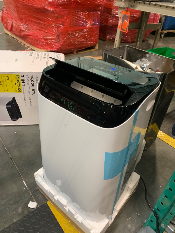 Photo 1 of // USED/ UNTESTED** Humhold Inverter 16000BTU Portable Air Conditioners with Remote, Free Stand Cooling Portable AC Unit for Room up to 800 sq.ft, with Dehumidifier & Fan, Dual Hose, Quiet Sleep Mode(45dB), Windows Kit