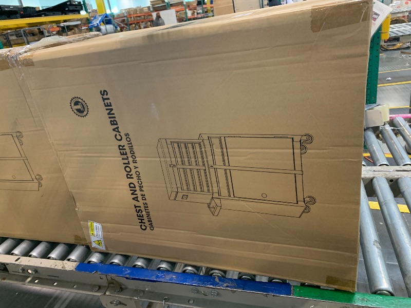 Photo 1 of ** FACTORY SEALED***BIG RED Torin 2 Piece Combination Rolling Tool Storage with 5 Drawers, Lockable System, Removable Small Tool Box, Metal Tool Chest,Black, ATBT2315B