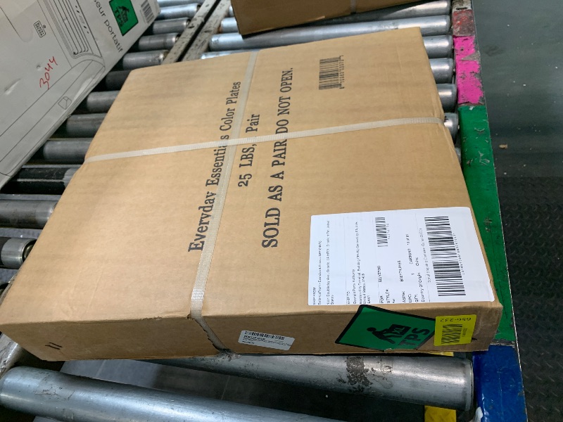 Photo 1 of ** FACTORY SEALED *** BalanceFrom Color Coded Olympic Bumper Plate Weight Plate with Steel Hub, 25LB Pair