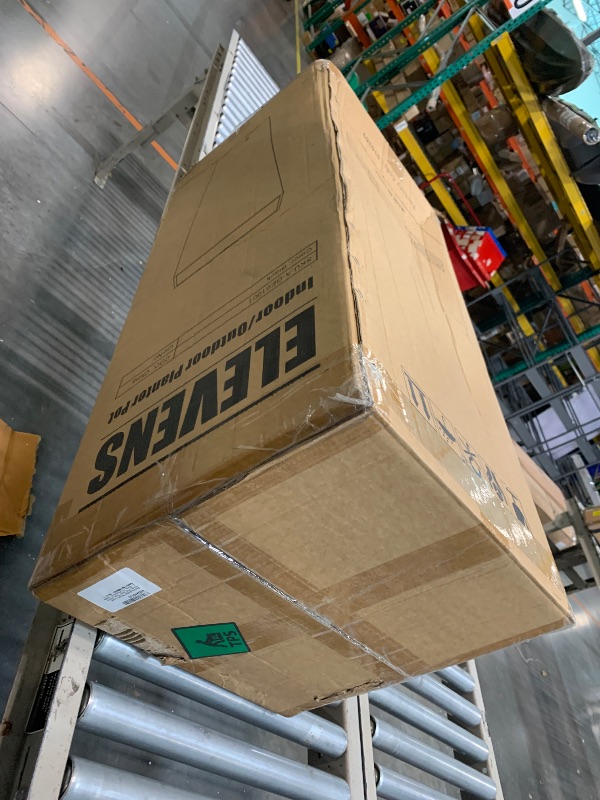 Photo 1 of ** FACTORY SEALED***** Elevens Outdoor Planter Larger Flower Pots Indoor Taper Garden V-Shape Tall Planters 29 inches Garden Pots Planter - Black?2 Packs?