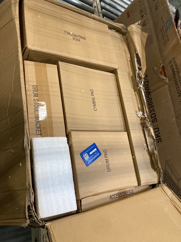 Photo 1 of ** FACTORY SEALED *** Donner DED-200 MAX Electronic Drum Set with Industry Standard Mesh Heads, 10'' Snare, 8“ Tom, 10'' Tom, 12'' Crash, 450+ Authentic Sounds for Optimal Performance and Feel NEW