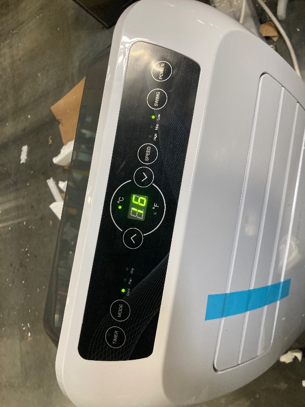 Photo 1 of ** USED/ MISSING PARTS ***  *** SereneLife Small Air Conditioner Portable 12,000 BTU with Built-in Dehumidifier - Portable AC unit for rooms up to 550 sq ft - Remote Control, Window Mount Exhaust Kit