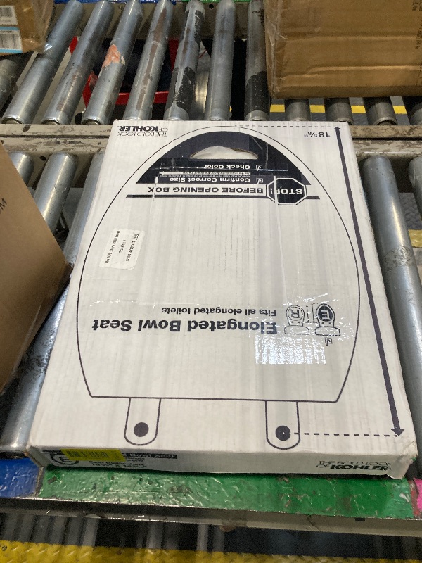 Photo 1 of **NO SCREWS INCLUDED** Ridgewood Toilet Seat Eb