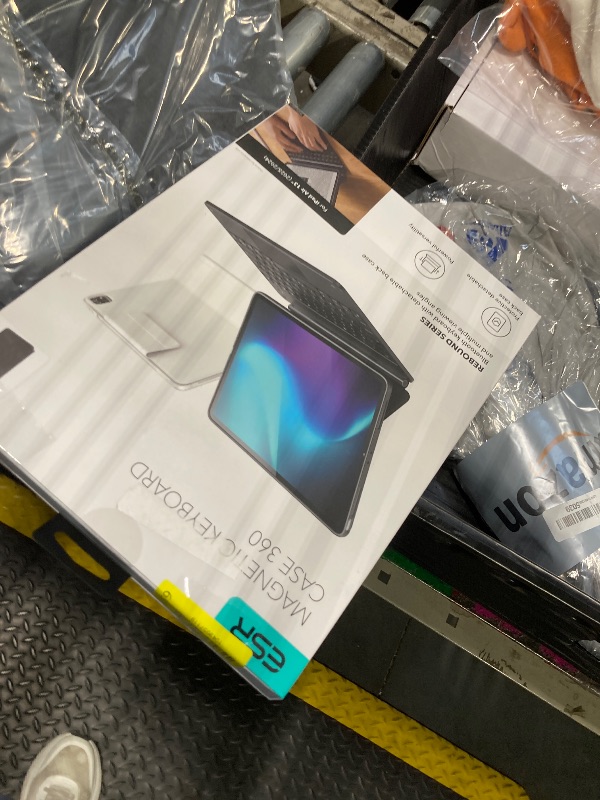 Photo 1 of ESR iPad Air 13 Inch Case Keyboard (M3/M2, 2025/2024), Easy-Set Magnetic Stand, Portrait/Landscape Mode, Removable Case with Multi-Touch Trackpad, Rebound 360 Series, Black