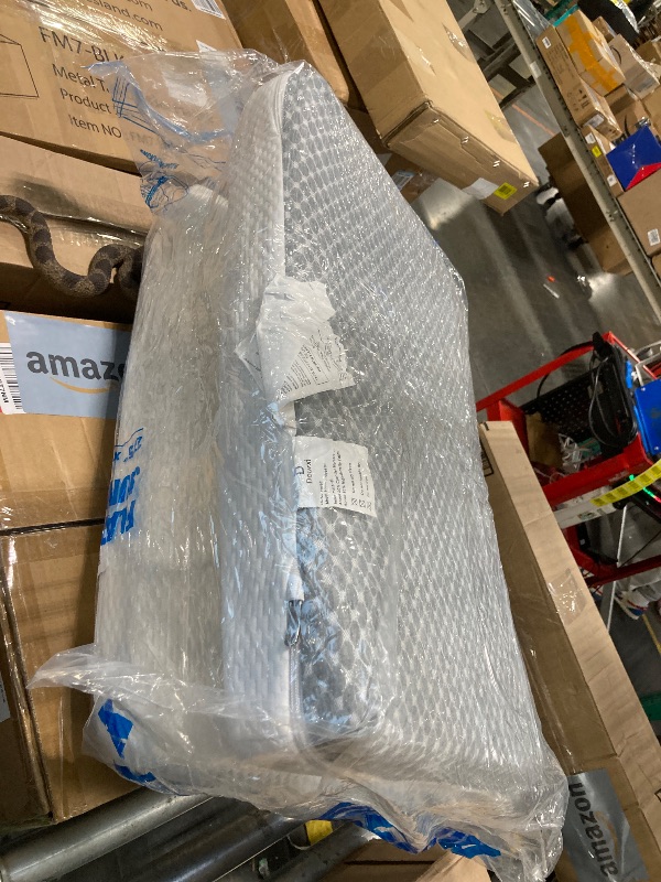 Photo 1 of ** SIMILAR** Dourxi Crib Mattress, Dual Sided Comfort Memory Foam Toddler Bed Mattress, Triple-Layer Breathable Premium Baby Mattresses for Infant and Toddler w/Removable Outer Cover - White&Blue