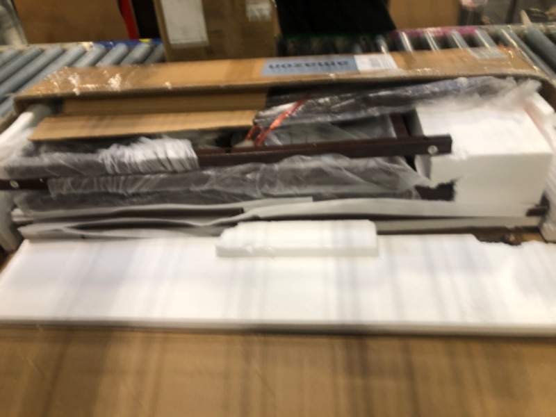 Photo 1 of **MISSING PARTS**
AZL1 Life Concept Rustic Brown Fabric Dresser, 4 Drawer Organizer Unit with 2 Shelves, Storage Chest for Bedroom, Entryway, Hallway, Living Room, Office, Coffee