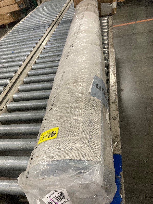 Photo 1 of Loloi Magnolia Home by Joanna Gaines Henley Collection HNY-01 Ivory/Blue 5'-0" x 7'-6" Area Rug