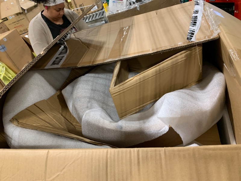 Photo 1 of **DIRTY**COLAMY Swivel Accent Chair, 360° Swivel Chair with Hidden Storage, Modern Small Barrel Swivel Armchair for Living Room/Bedroom, Beige