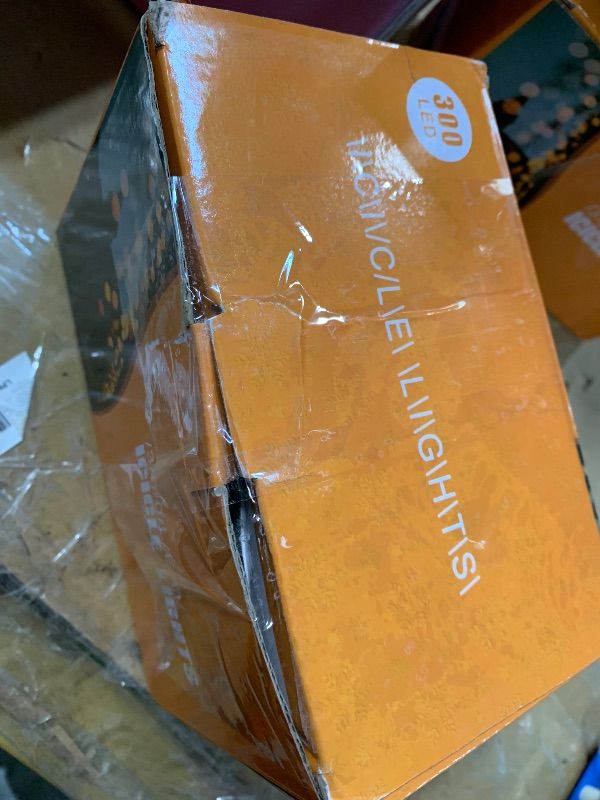 Photo 1 of **MISSING CONECTOR** oopswow 33FT 300 LED Icicle Lights Outdoor Waterproof Icicle Christmas Lights with 50 Drops Warm White String Lights for Wedding Party Holiday Christmas Indoor Decorations,Warm White