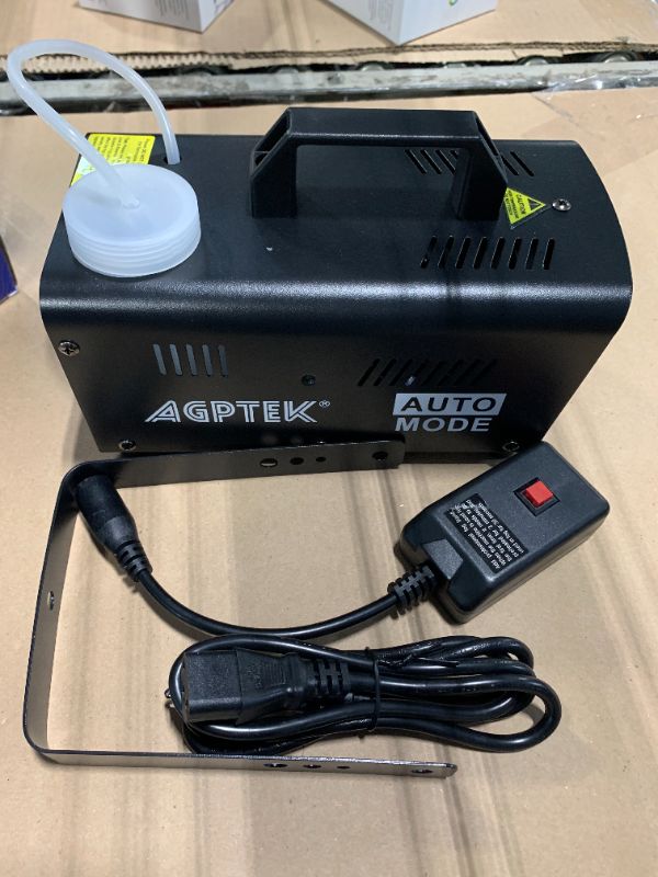 Photo 1 of *** NO REMOTE CONTROLS *** AGPTEK Fog Machine, Smoke Machine with 13 Colorful LED Lights Effect, Auto Mode 4000CFM Fog with 1 Wired Receiver and 2 Wireless Remote Controls, Perfect for Wedding, Halloween, Party and Stage Effect