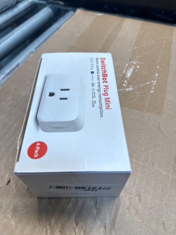 Photo 1 of ?2025 New? SwitchBot Smart Plug Mini 15A(4 Pack), Energy Monitor, Smart Home WiFi(2.4GHz) & Bluetooth Outlet, Compatible with Alexa & Google Home, APP Remote Control & Timer Function, No Hub Required