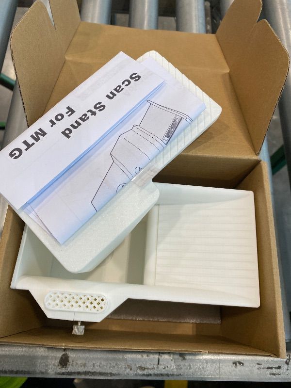 Photo 1 of **UNTESTED**
Scanstand for Standard Size Trading Cards - Effortlessly Scan MTG Cards with ManaBox and Magic TCG Trading Card Scanner, Quick Price Checks, Exclusively for ManaBox Users - White