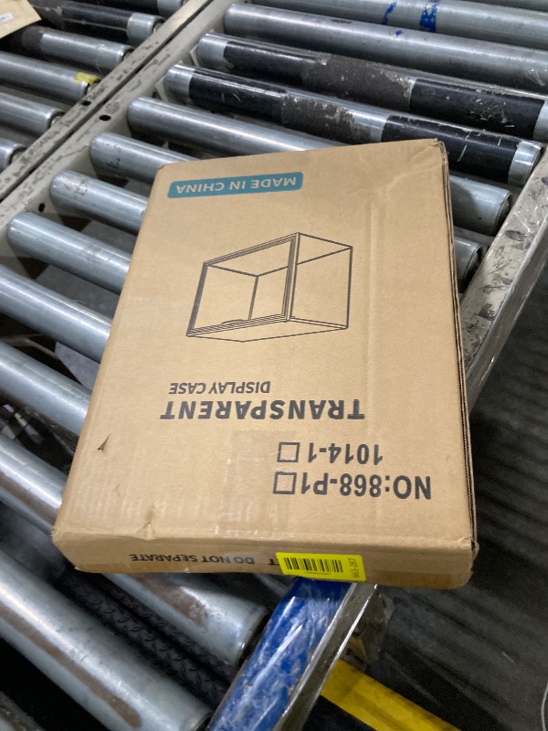 Photo 1 of *MINOR DAMAGE*
Clear Acrylic Display Case, Stackable Plastic Storage Bins with Magnetic Attraction Lid, Showcase for Cosmetic, Large Figures Collectibles, X-Large