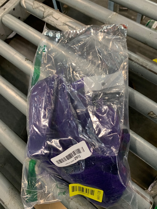 Photo 1 of 2 Pack Purple Ponytail Extension with Elastic Tie Straight Sleek Wrap Around Braid Ponytail 26 Inch (Purple#)