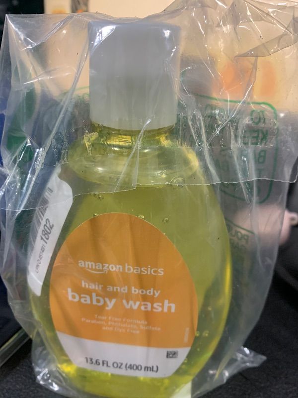 Photo 1 of ***ONLY 1*** Amazon Basics Tear-Free Baby Hair and Body Wash, Lightly scented, 13.60 Fl Oz