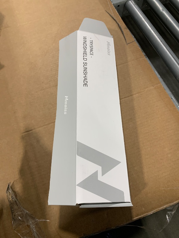 Photo 1 of [2025 Upgrade] Nmoiss Windshield Sun Shade Umbrella - [Vinyl Coating Heat Shield] Protect Car from Sun Rays & Heat Damage Keep Cool and Protect Interior, Spring Structure Edge Medium 56" L x 31" W