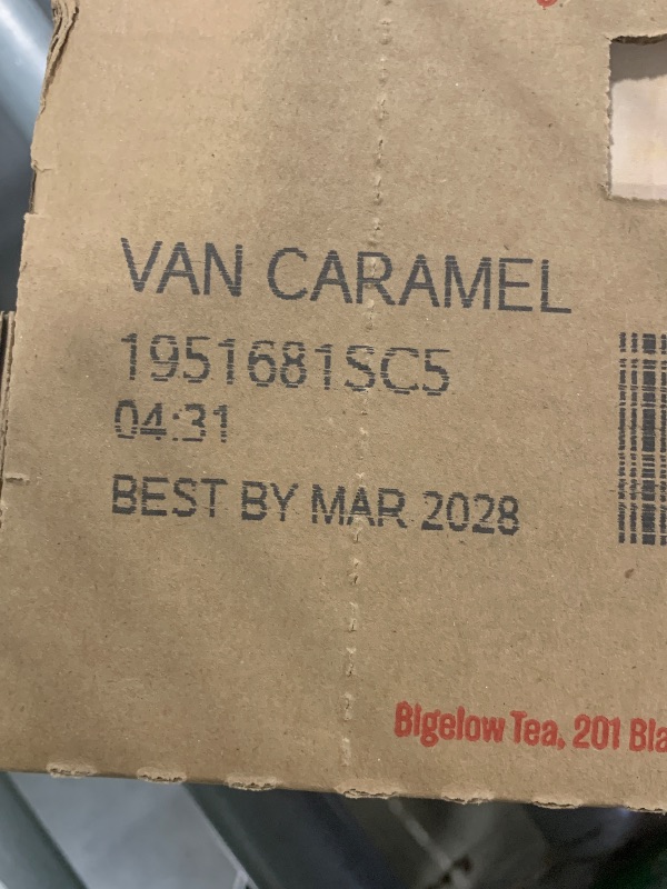 View 3 of **FACTORY SEALED** Bigelow Tea Vanilla Caramel Black Tea - Case of 6 - 20 Bags