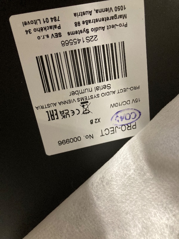 Photo 1 of **MISSING PARTS**
Pro-Ject X2 B Balanced Turntable with Sumiko Rainier Cartridge (Piano Black)