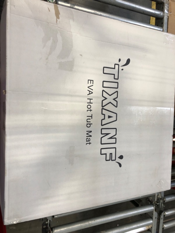 Photo 1 of 1/2" Extra Thick Hot Tub Mat,85IN Large Hot Tub Mat for Inflatable Tub,Hot Tub Pad Foundation,Eva Foam Padding for Indoor Outdoor,Inflatable Hot Tub Accessories (Dark Gray)