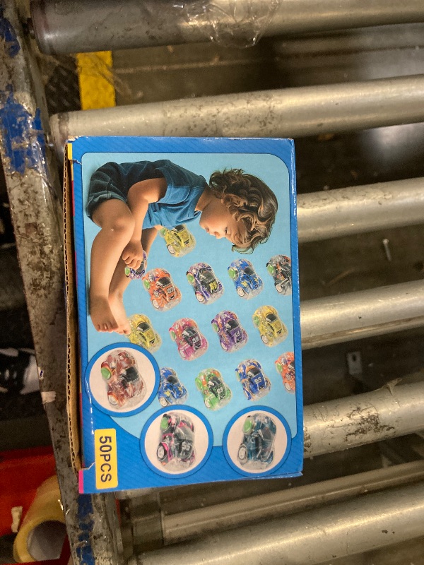 Photo 1 of ***MISSING PIECES*** Worgree 50 Pcs Mini Pull Back Cars, Small Race Car Toys Bulk Party Favors for Kids 4-8 8-12 Treasure Box Toys for Classroom Prizes Pinata Goodie Bags Stuffers Birthday Gifts for Boys Girls Toddlers