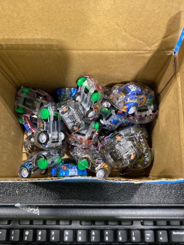 Photo 1 of ***MISSING PIECES*** Worgree 50 Pcs Mini Pull Back Cars, Small Race Car Toys Bulk Party Favors for Kids 4-8 8-12 Treasure Box Toys for Classroom Prizes Pinata Goodie Bags Stuffers Birthday Gifts for Boys Girls Toddlers