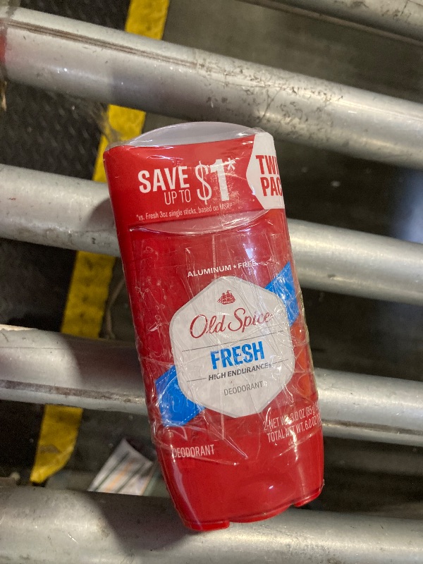 Photo 1 of (2) Old Spice High Endurance Long Lasting Stick Men's Deodorant, Fresh Scent - 3.0 Oz Ea