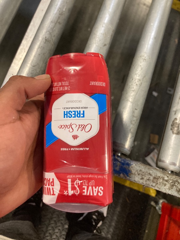 Photo 1 of (2) Old Spice High Endurance Long Lasting Stick Men's Deodorant, Fresh Scent - 3.0 Oz Ea