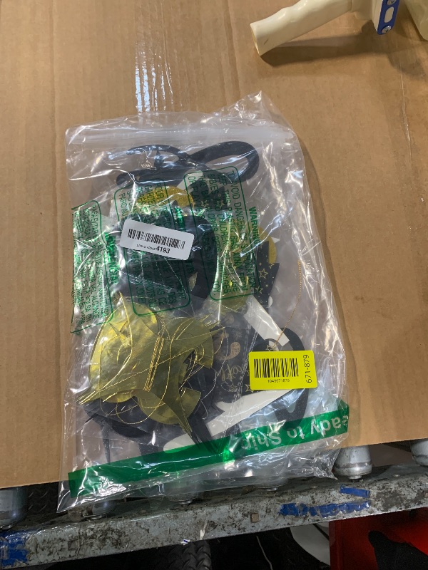 Photo 1 of **MISSING PARTS - Missing the balloons**
30th Birthday Decorations for Him - Easy-Prep Party Decor Balloon Arch Kit - Vintage Tasteful - Black/Gold Tone Dday Set with Happy Birthday Banner, 40 inch Number 30 Foil Balloon