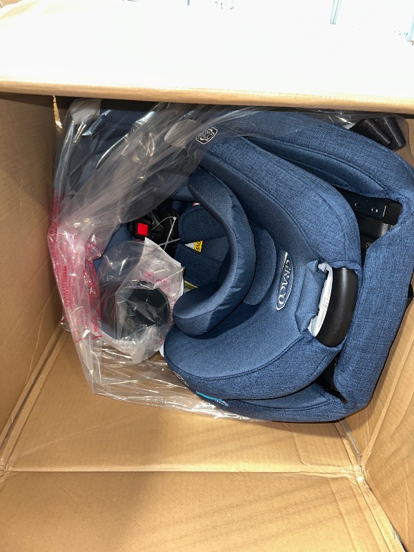 Photo 2 of Graco Turn2Me 3-in-1 Rotating Convertible Car Seat, Brighton, Rear-Facing Rotation, Forward-Facing Mode, Highback Booster Up to 100 lbs, Adjustable Headrest & Harness, Steel Reinforced Frame