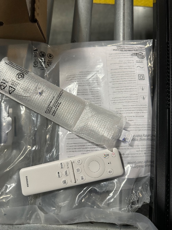 Photo 1 of SAMSUNG 55-Inch Class QLED 4K LS03D The Frame Series Quantum HDR Smart TV w/Dolby Atmos, Art Mode, Anti-Reflection, Customizable Frame, Slim Fit Wall Mount with Alexa Built-in (QN55LS03D, 2024 Model)