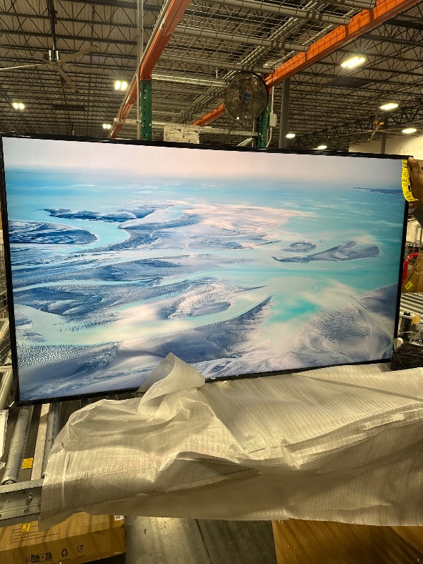 Photo 1 of SAMSUNG 55-Inch Class QLED 4K LS03D The Frame Series Quantum HDR Smart TV w/Dolby Atmos, Art Mode, Anti-Reflection, Customizable Frame, Slim Fit Wall Mount with Alexa Built-in (QN55LS03D, 2024 Model)