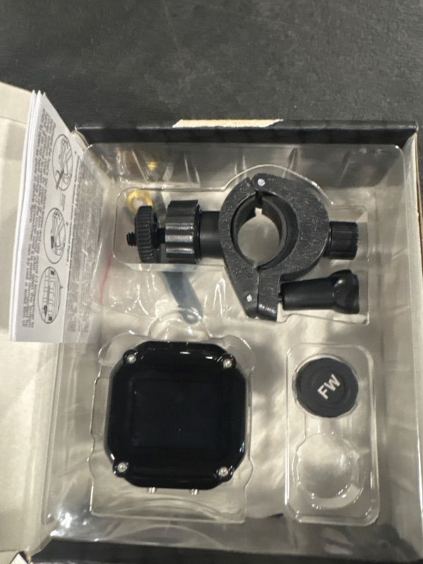 Photo 1 of **MISSING PARTS**
Shkalacar Motorcycle Tire Pressure Monitoring System USB Charging Wireless TPMS for Motorcycle with 2 External Sensors & Digital LCD Display