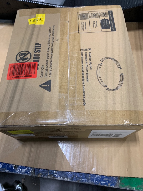 Photo 1 of ***SIMILAR ITEM*** ***SEE WAREHOUSE PHOTO*** LEDIARY 20" Ceiling Fans with Lights and Remote, Modern Low Profile Ceiling Fan, 3 CCT, Stepless Dimmable, Fandelier Flush Mount Fan Light, 6 Speeds, DC Motor, App & Remote Control for Bedroom(White)