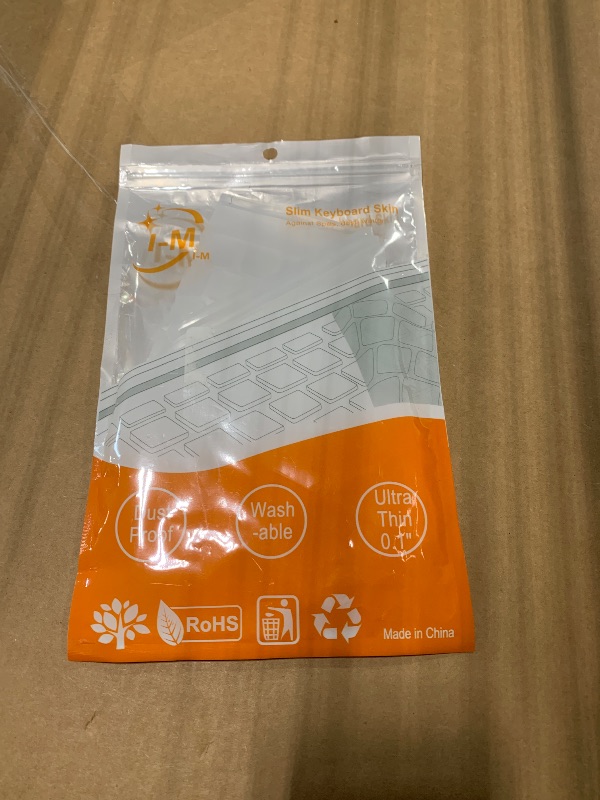 Photo 1 of (2 Pack) Universal Clear Anti-Dust Keyboard Skin Protector Cover for 104/107 Keys Standard Desktop Keyboard Reusable Waterproof Keyboard Cover