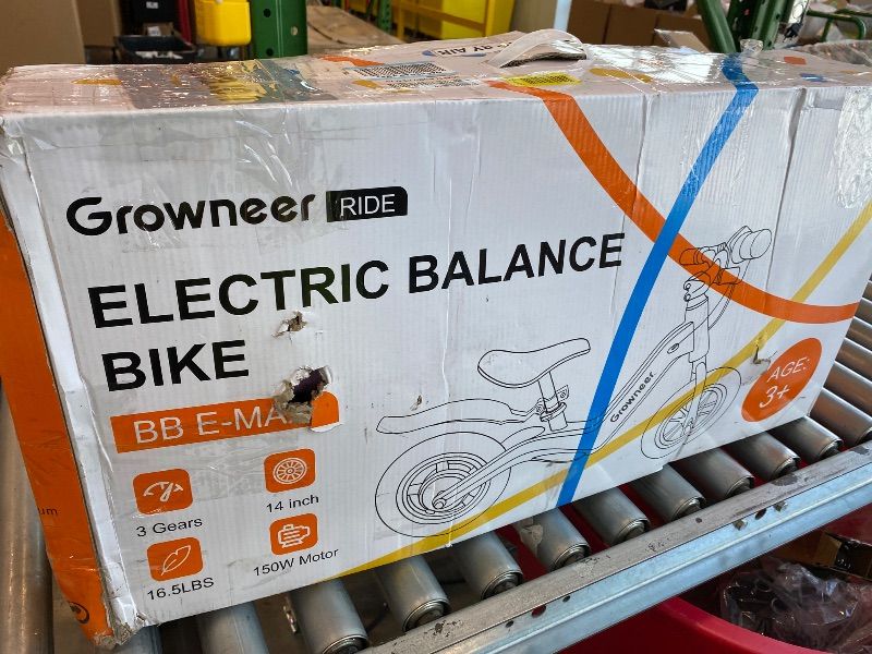 View 2 of *USED*
GROWNEER Electric Balance Bike for kids,14-Inch Tires,Ages 3–7,9.3 Mile Range,Lightweight 16.5lbs,3 Speed Settings (3.1/6.2/9.3 mph)Light-up Front Tire & Adjustable Seat, Electric Bike for Kids(Pink)