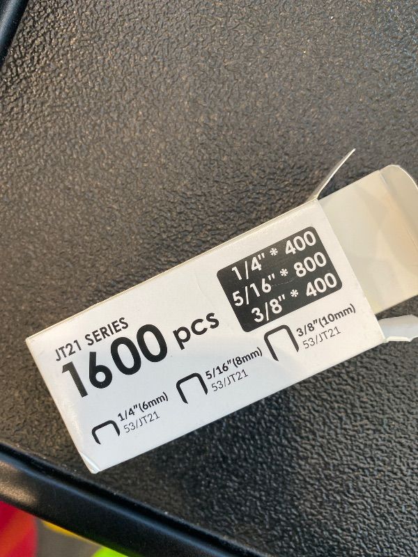 Photo 1 of ***REFERENCE POCTURE***Keadic 540Pcs 1", 3/4", 5/8", 1/2" Insulated U Staple Nail Assorted Size Set with Storage Case, Electrical Cable Staples Metal Cable Clip with Plastic Staple Wire Holder for Fixing Electrical Cord