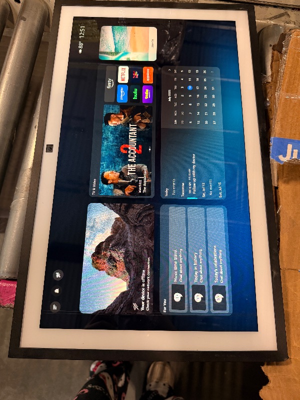 Photo 1 of ***MISSING CONTROL****Amazon Echo Show 21 (newest model), Full HD 21" kitchen hub for home organization, with built-in Fire TV and Alexa+ Early Access