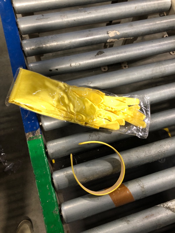 Photo 1 of ** NO NECKLACE**
obmwang Women Princess Costume Accessories Yellow Headband Long Gloves Choker Set for Halloween Cosplay Birthday Party