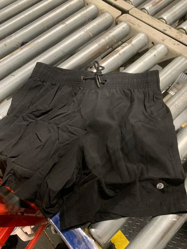 Photo 1 of ***SIZE XS****BRISIRA Mens Swim Trunks Swim Shorts Quick Dry 5 inch Inseam Beach Shorts with Compression Liner and Zipper Pocket Black