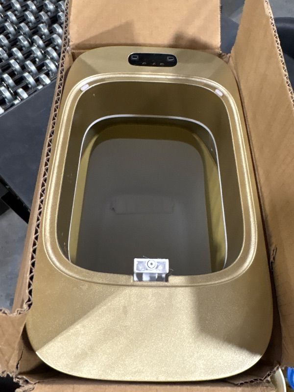 Photo 1 of ***MISSING LID**
JUDRDO Automatic Bathroom Trash Can,3.5 Gallon Touchless Garbage Can with Trash Bag Auto-adsorption Technology,Slim Motion Sensor Waterproof Trash Bins for Bedroom Office Kitchen Toilet