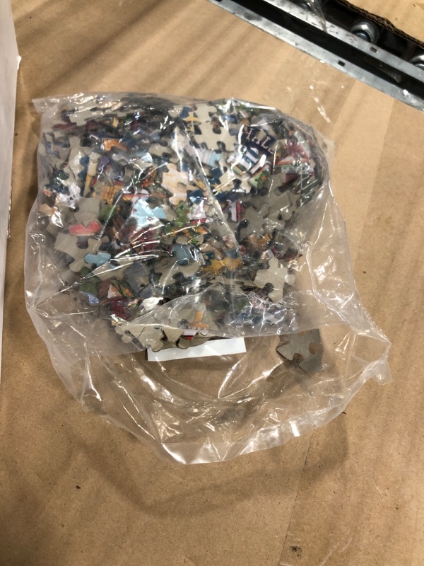 Photo 1 of ** one puzzle bag opened**
Bits and Pieces – 4-in-1 Multi-Pack Jigsaw Puzzles by Joseph Holodook Memory Lane 300, 500 & 1000 pc Variants with Posters (Four 500 Piece Puzzles 16" x 20")