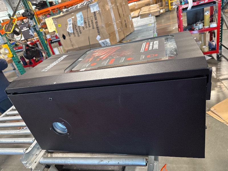 Photo 1 of ** UNTESTED/ DAMAGE MINOR** Masterbuilt®710 WiFi Digital Smoker, Vertical Design, 711 Cooking Sq. Inches, 4 Chrome Coated Smoking Racks, Wood Chip Loader, Electric Fuel Source to Plug in and Start Cooking, Black Model MB20070924