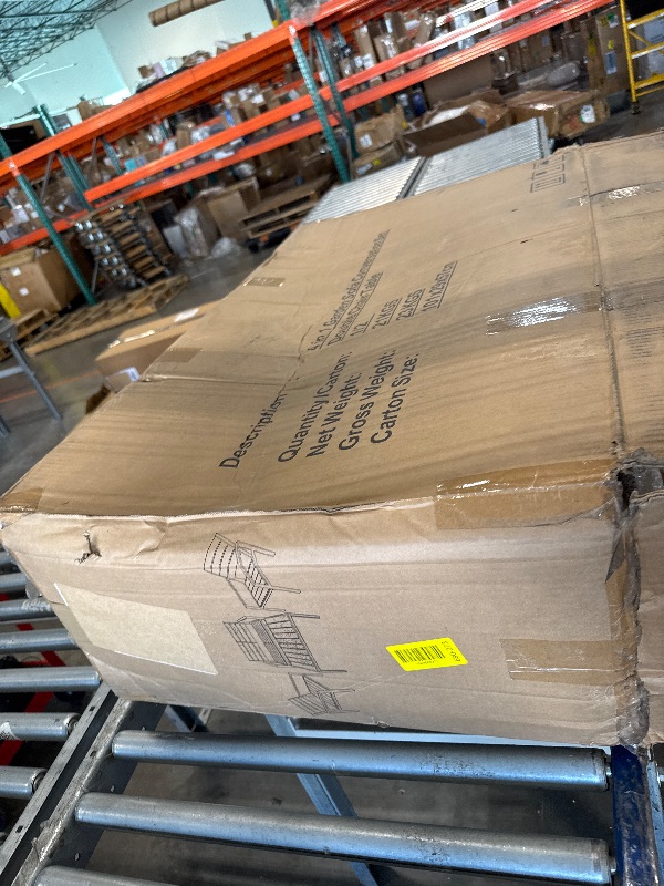 Photo 1 of ** SIMILAR/ PARCIAL SET** FDW | 4-Piece Patio Furniture Set | Gray & Khakhi | Outdoor Wicker Furniture with Coffee Table | Modern Rattan Chairs Conversation Set | Outdoor Seating | Weather-Resistant | for Porch, Garden, Lawn