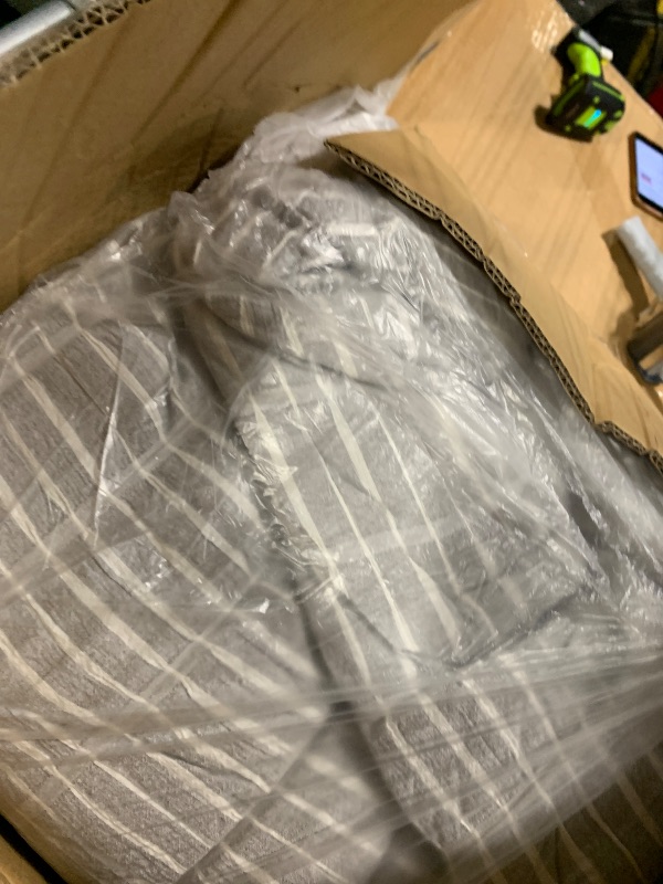 Photo 1 of **SIMILAR**
Tahari Home - Comforter Set, Lightweight Bedding with Matching Pillow Shams, Chic Room Decor, Puckered Seersucker Room Decor (Ivy Grey/White, Full/Queen)