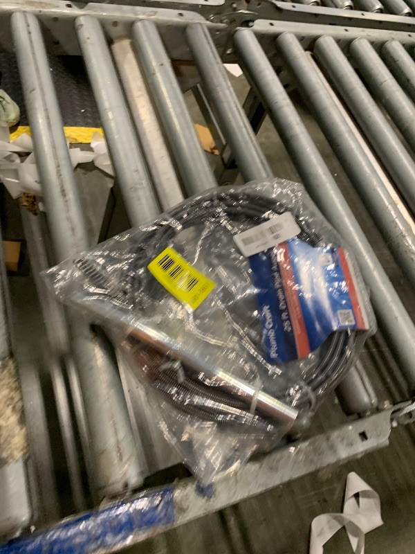 Photo 1 of .25-in. Diameter Steel 25-Foot Light Auger for Small to Medium Drains 7710025, Hand-Cranked Toilet Snake and Drain Clog Remover, Plumbing Snake for Toilets and 2-inch Wide Drains